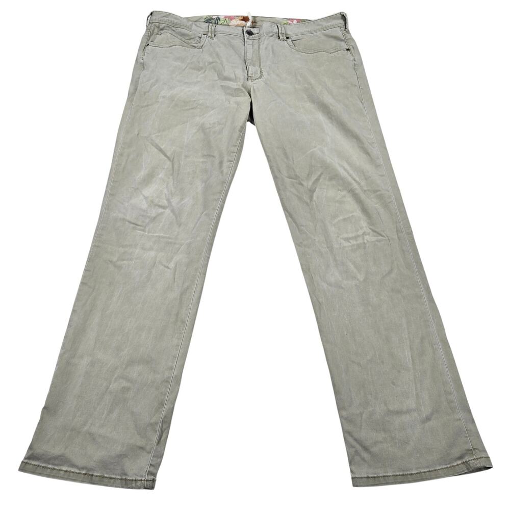 Tommy Bahama Boraco‎ 5 Pocket Stretch Khaki Chino Casual Pants Men's Size 42